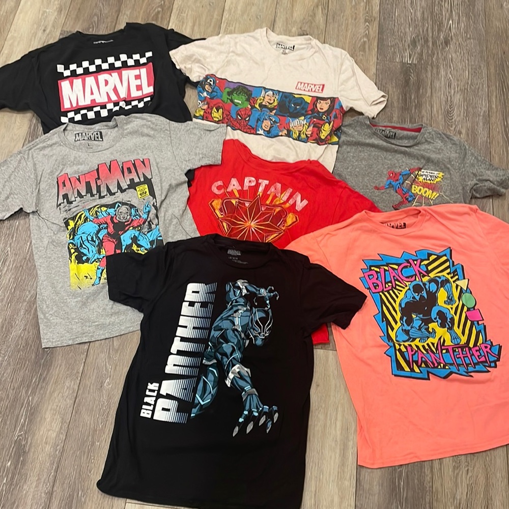 Marvel l / Xl Tee 7 pc bundle!
